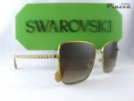 Occhiali da sole Swarovski SK7015 400713 rettangolari oro rosso