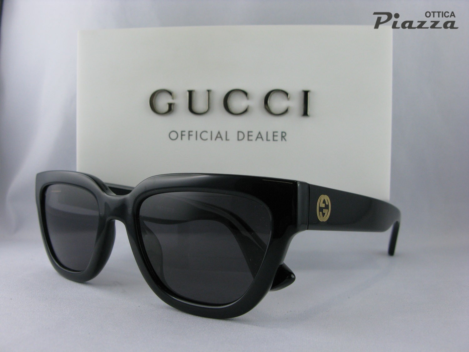 Occhiali da sole gucci GG1578S 001 neri 8056376489163 Occhiali da sole gucci GG1578S 001 neri 8056376489163