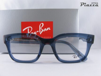Occhiali da vista Ray Ban RX7217 8266 Chad blu scuro trasparente
