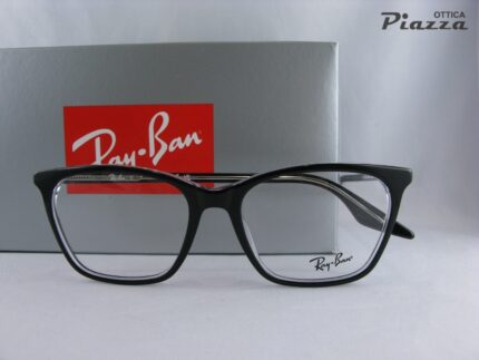 Occhiali da vista Ray Ban RX5422 2034 nero su trasparente