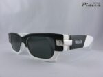 Occhiali da sole Versace VE4465 545987 top nero con bianco