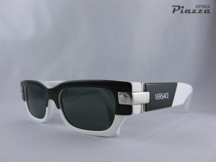Occhiali da sole Versace VE4465 545987 top nero con bianco