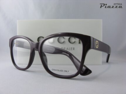 Occhiali da vista Gucci GG1340O 004 viola , rosso borgogna