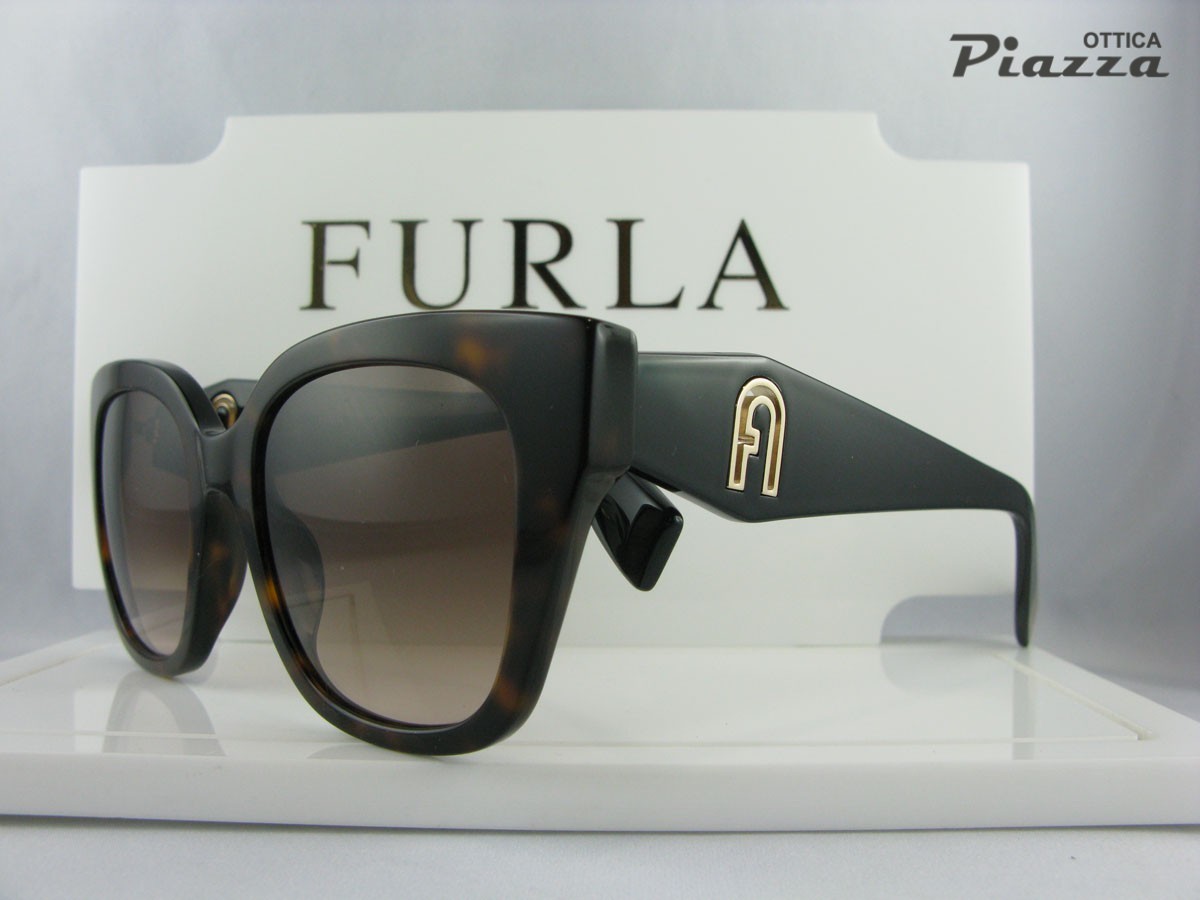 occhiali da sole furla sfu812 02bl marroni avana