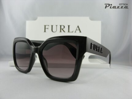 occhiali da sole furla sfu810v 06yw nero