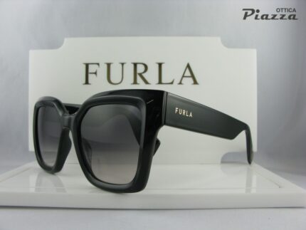 occhiali da sole furla sfu810 0700 neri grandi